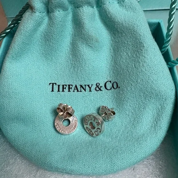 Tiffany & Co. 1837 Silver Earrings - Picture 5 of 6